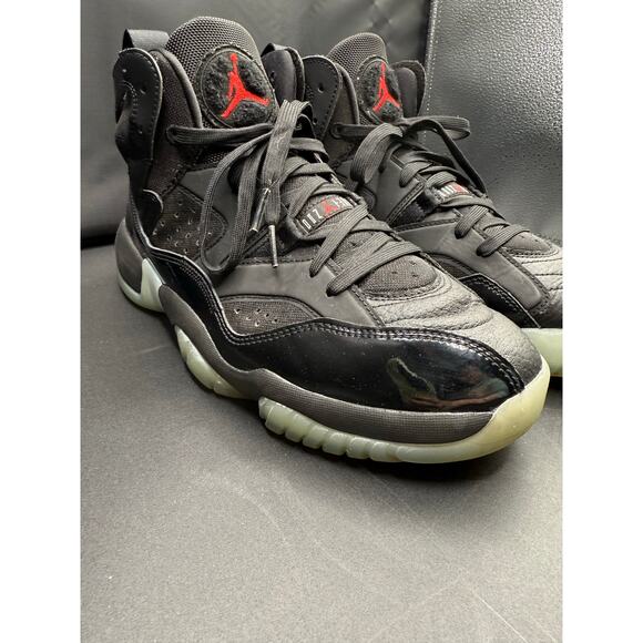 Nike Air Jordan Jumpman-Red and Black-Size 10M-authenticated - Picture 3 of 11